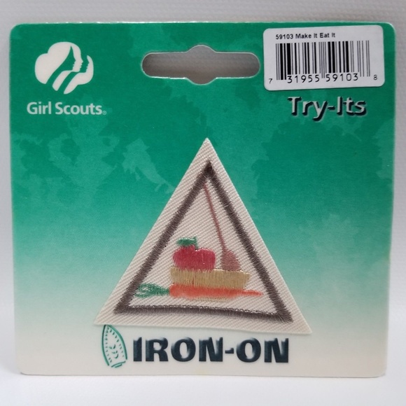 Try-Its Other - Make It Eat It Girl Scout Try-Its Patch Tomato Bow